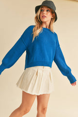 AEMI + CO - 3115CK Regina Sweater: Red / M / Knit