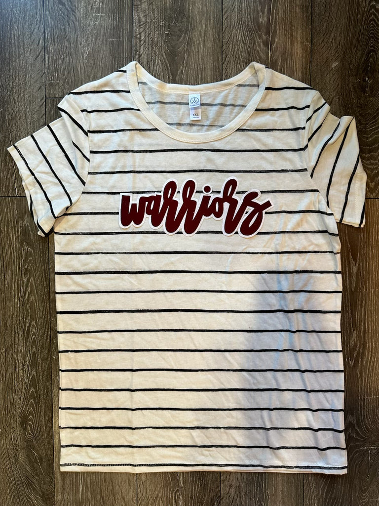 WARRIORS - STRIPE TEE