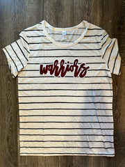 WARRIORS - STRIPE TEE