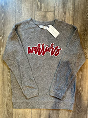 WARRIORS - GREY COZY CREW