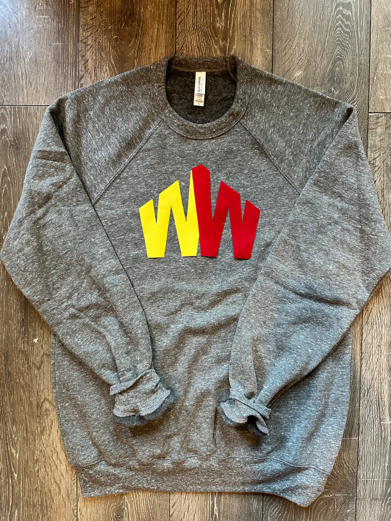 YELLOW/RED WW - GREY SPONGE CREW