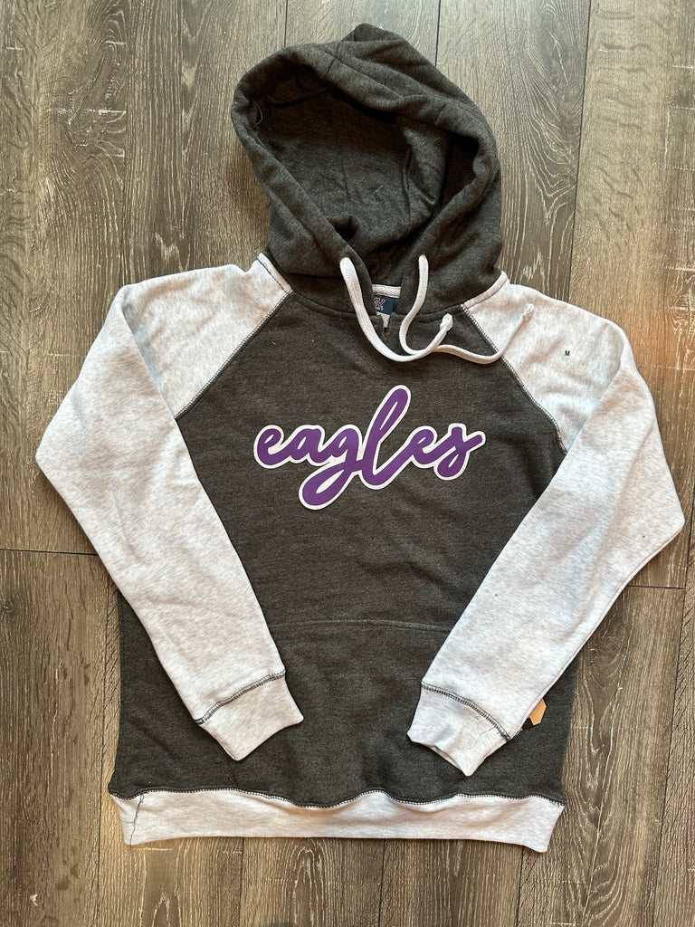 CURSIVE EAGLES - COLORBLOCK HOODIE
