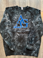 AG CHEER - BLACK DYED CREW