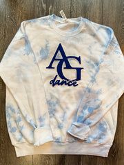 AG DANCE - BLUE DYED SPONGE FLEECE CREW