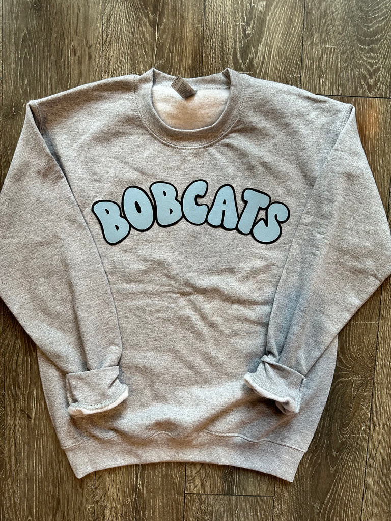 BOBCATS - GREY GILDAN CREW