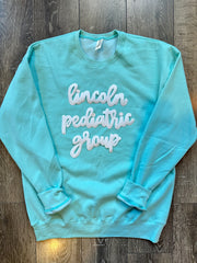 WHITE SPARKLE LINCOLN PEDIATRIC GROUP - AQUA CREW