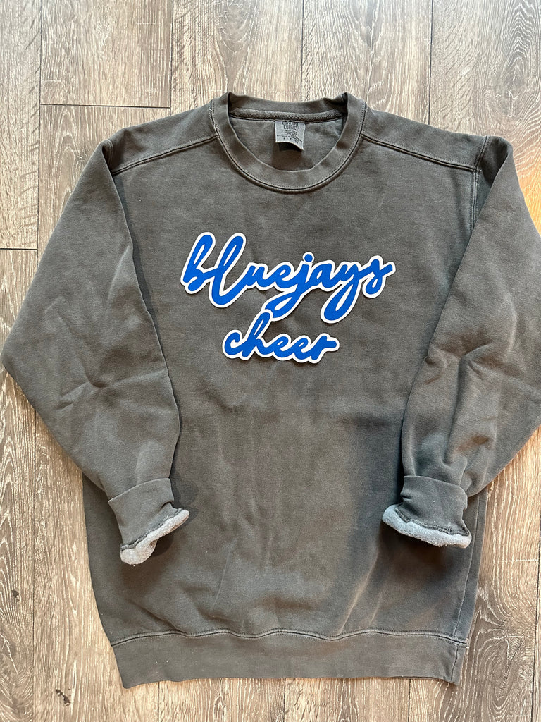 BLUEJAYS CHEER - GREY COMFORT COLORS CREW
