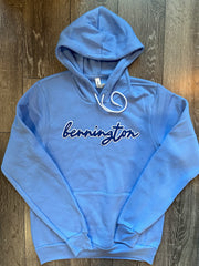 DAINTY BENNINGTON - BLUE FLEECE HOODIE