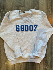 68007 - GREY GILDAN CREW - YOUTH + ADULT