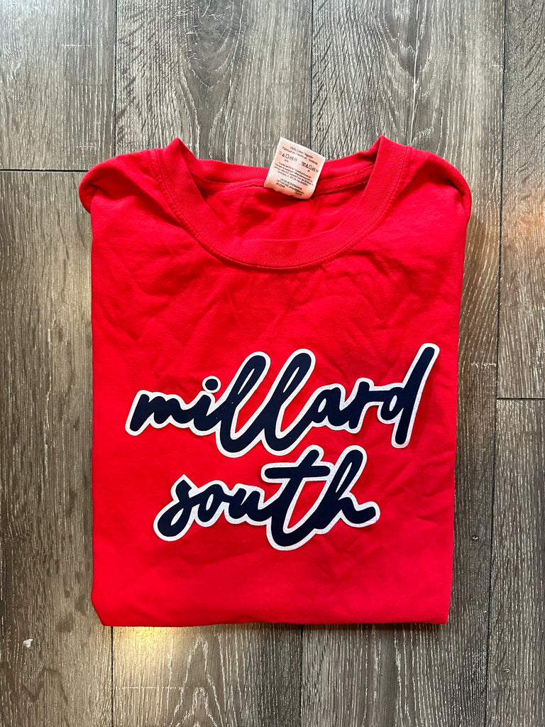 MILLARD SOUTH - RED COMFORT COLORS TEE