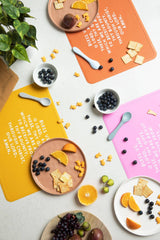 Be A Heart - Meal Blessing Silicone Placemat | Catholic Placemat | Kids: Bubblegum
