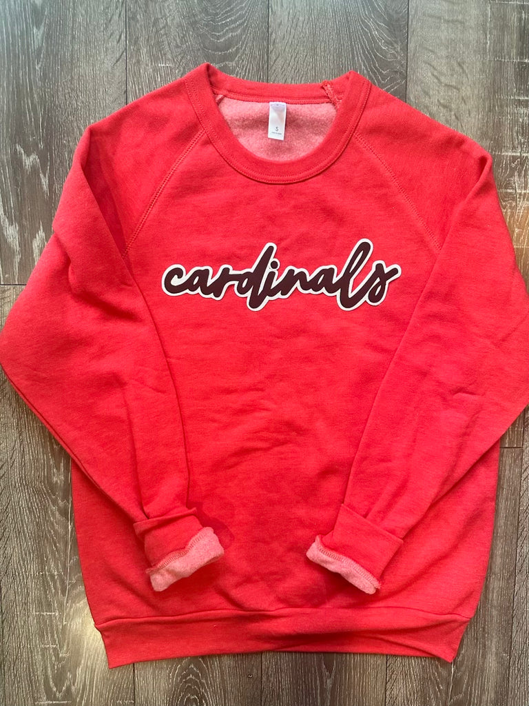 CARDINALS - RED FLEECE CREW