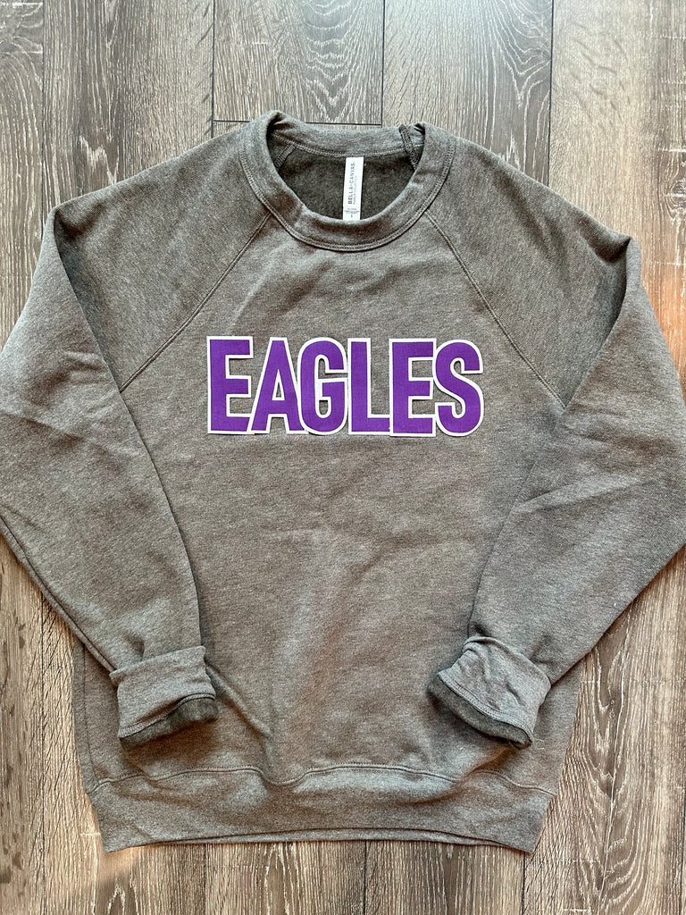BLOCK EAGLES - GREY SPONGE CREW