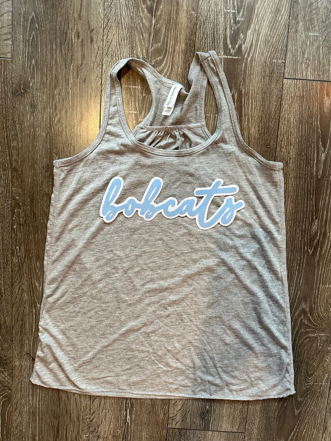 BOBCATS - GREY RACERBACK TANK