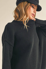 AEMI + CO - 3115CK Regina Sweater: Red / M / Knit