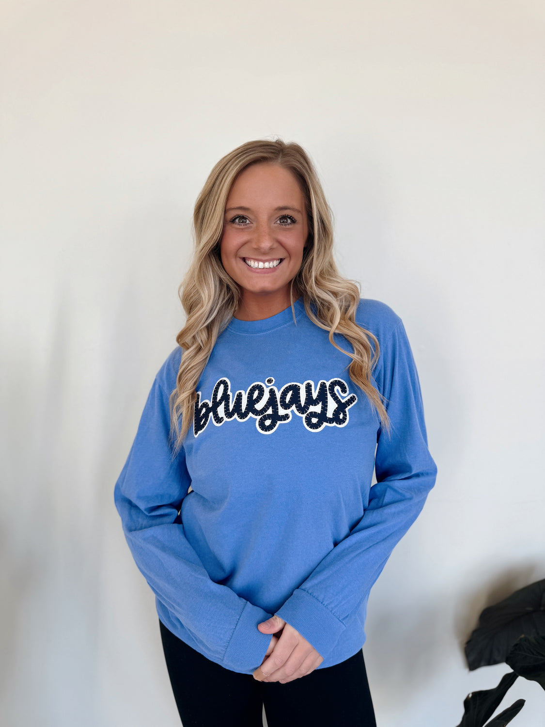 BLUEJAYS - BLUE COMFORT COLORS LONG SLEEVE