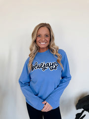 BLUEJAYS - BLUE COMFORT COLORS LONG SLEEVE