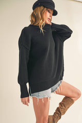 AEMI + CO - 3152DK Ina Sweater: Red / Contemporary / L
