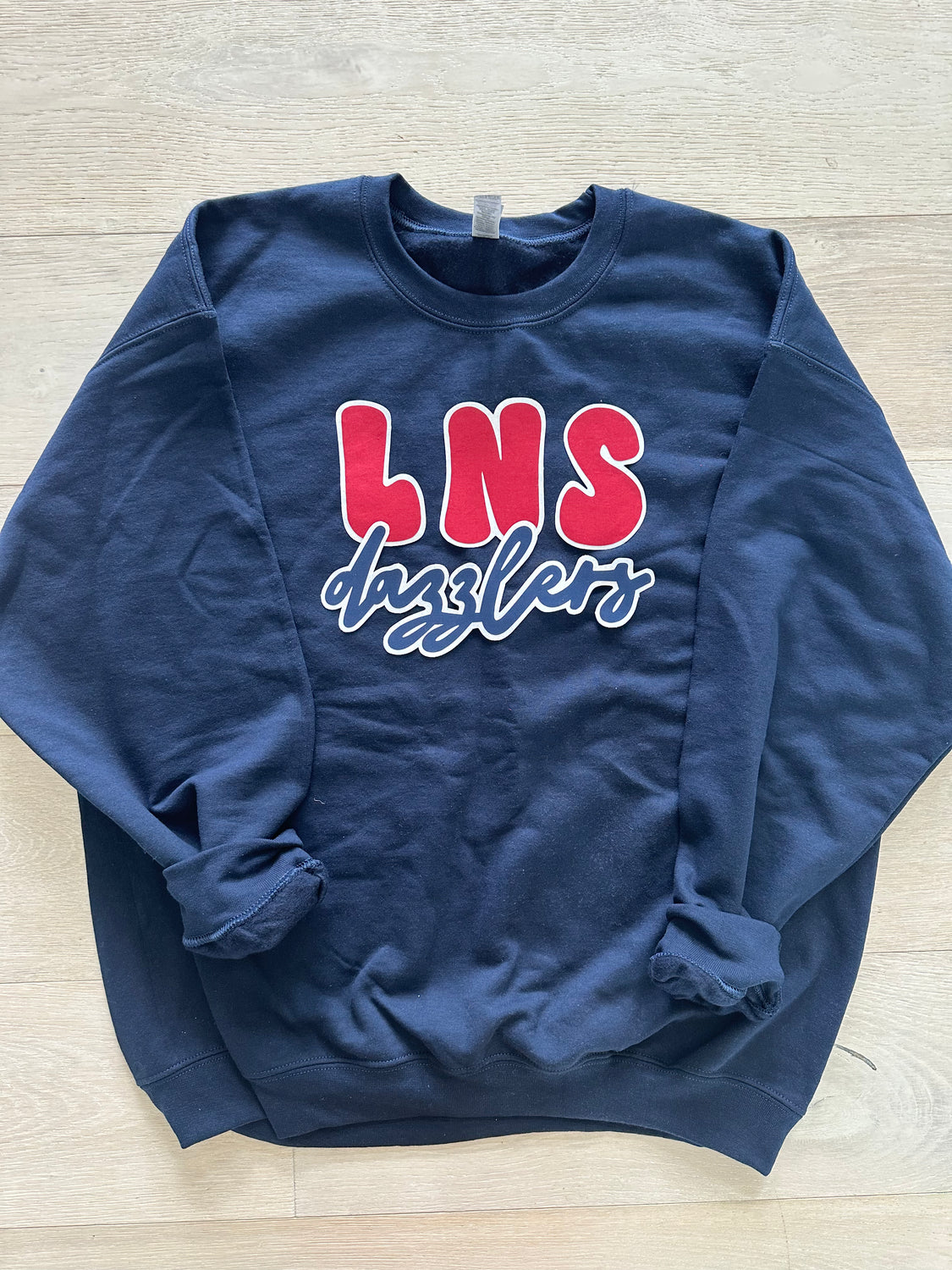 LNS DAZZLERS - NAVY GILDAN CREW