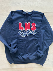 LNS DAZZLERS - NAVY GILDAN CREW