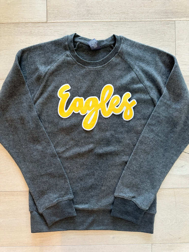 YELLOW/WHITE EAGLES - GREY TEDDY CREW