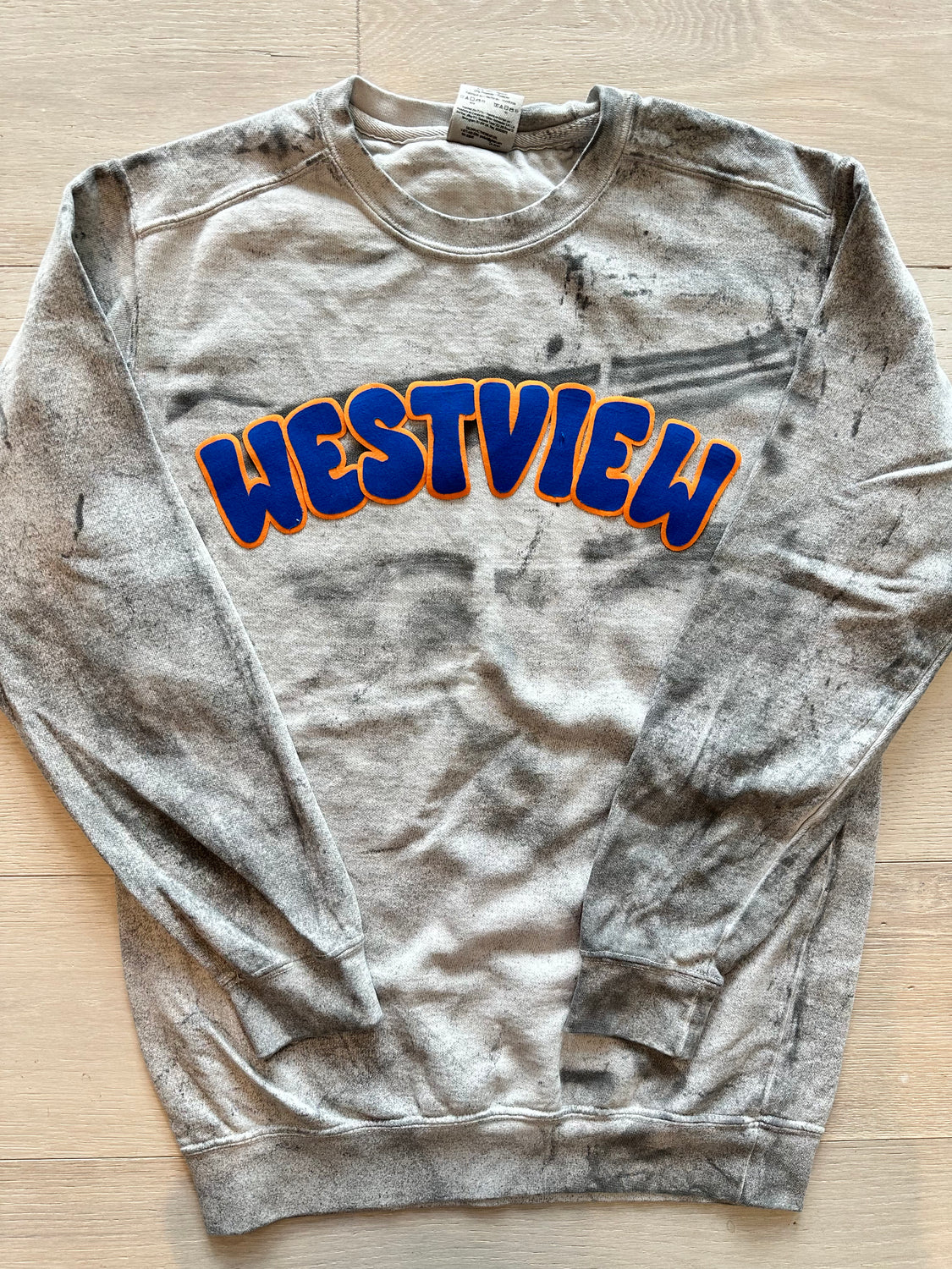 BUBBLE WESTVIEW - GREY DYED COMFORT COLORS CREW