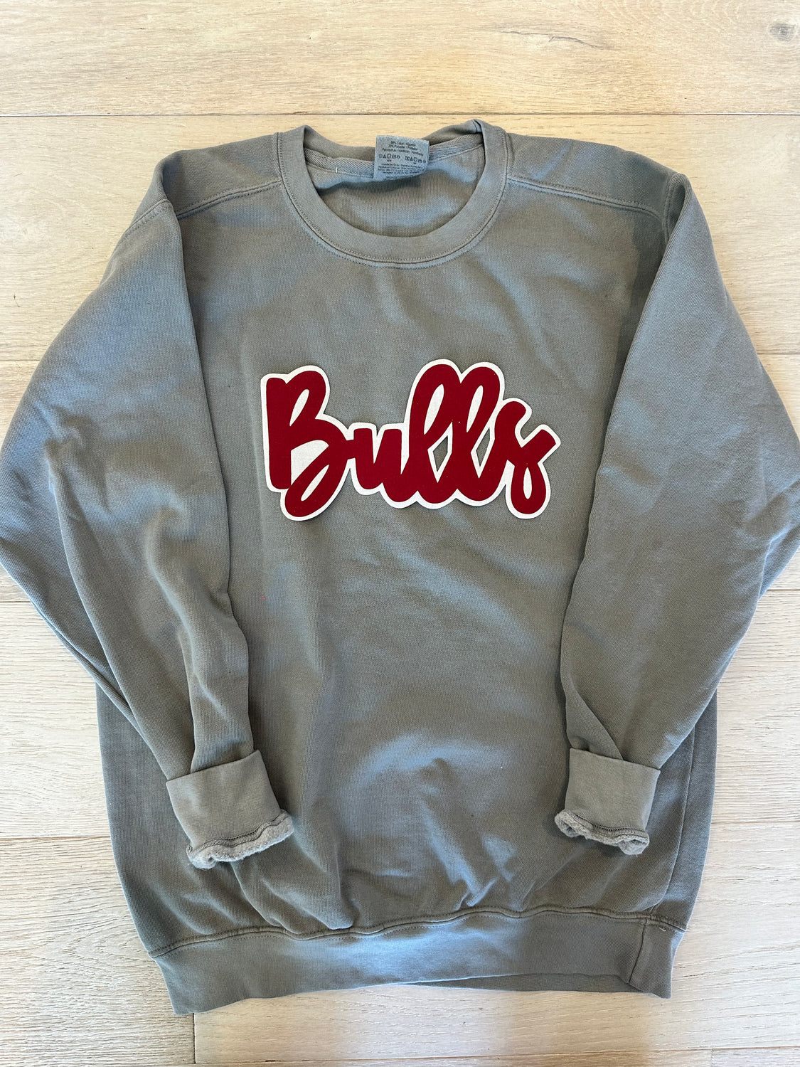 BULLS - GREY COMFORT COLORS CREW