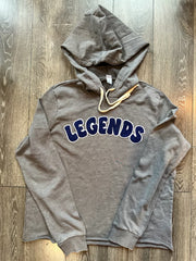 BUBBLE LEGENDS - GREY LIGHTWEIGHT HOODIE