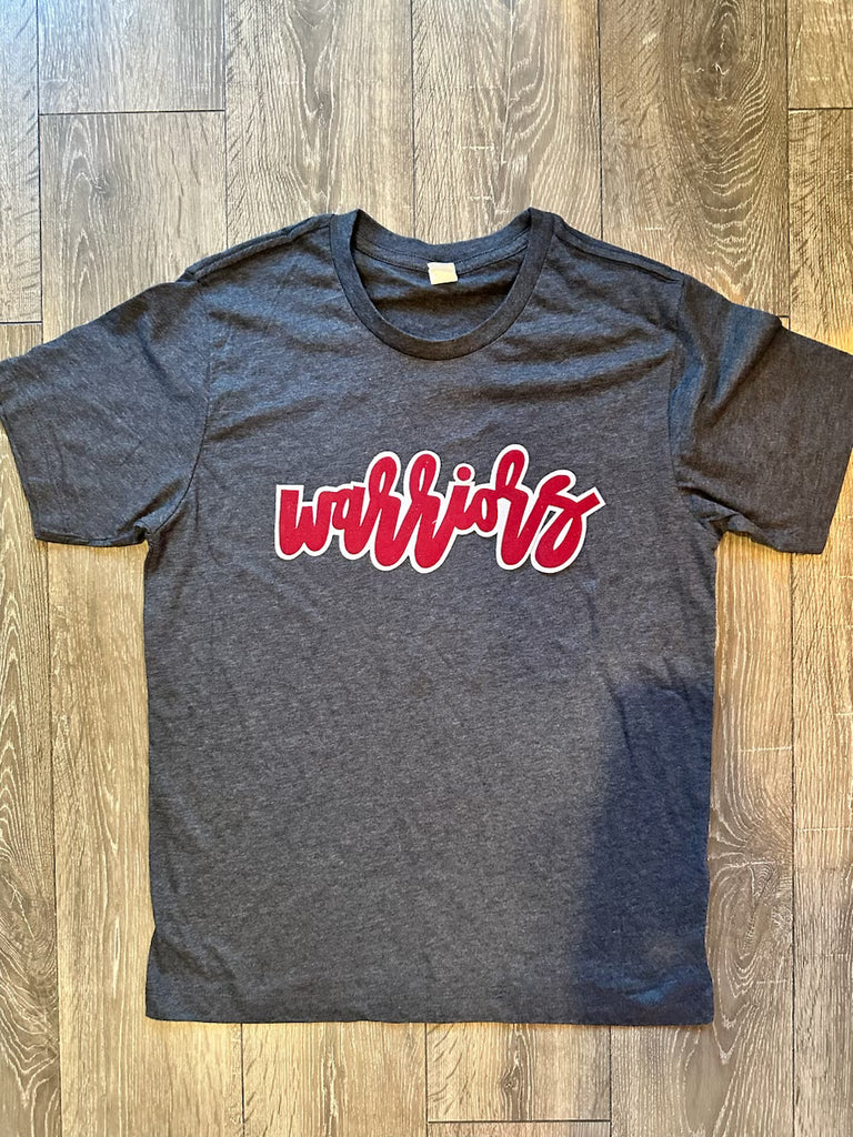 CURSIVE WARRIORS - DARK GREY TEE