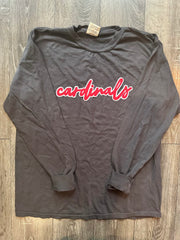 CARDINALS - GREY COMFORT COLORS LONG SLEEVE