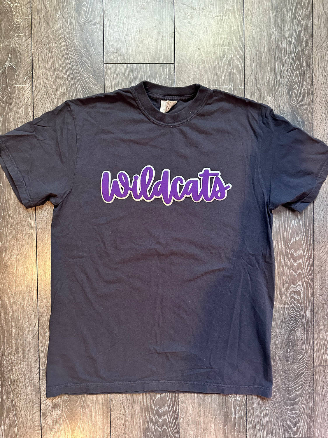 WILDCATS - BLACK TEE (youth + adult)