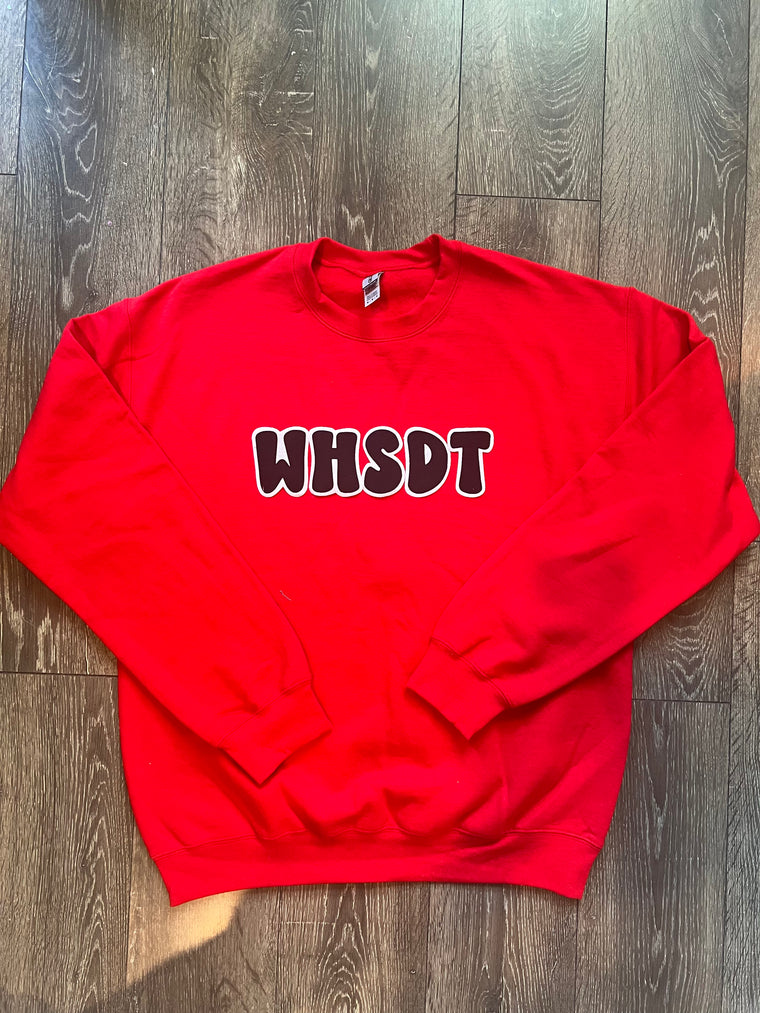 WHSDT - RED GILDAN CREW