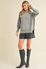 AEMI + CO - 3152DK Ina Sweater: Green / Contemporary / M