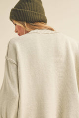 AEMI + CO - 3115CK Regina Sweater: Red / L / Knit