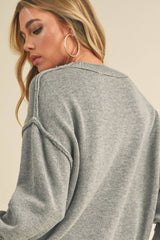 AEMI + CO - 3115CK Regina Sweater: Red / M / Knit