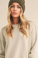 AEMI + CO - 3115CK Regina Sweater: Red / M / Knit