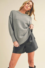 AEMI + CO - 3152DK Ina Sweater: Red / Contemporary / M