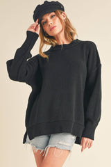 AEMI + CO - 3152DK Ina Sweater: Green / Contemporary / M