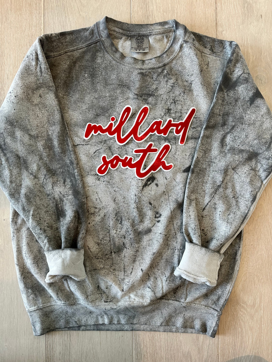 MILLARD SOUTH - GREY DYED COMFORT COLORS CREW