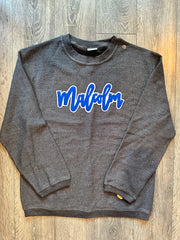 MALCOLM - GREY RIBBED CREW