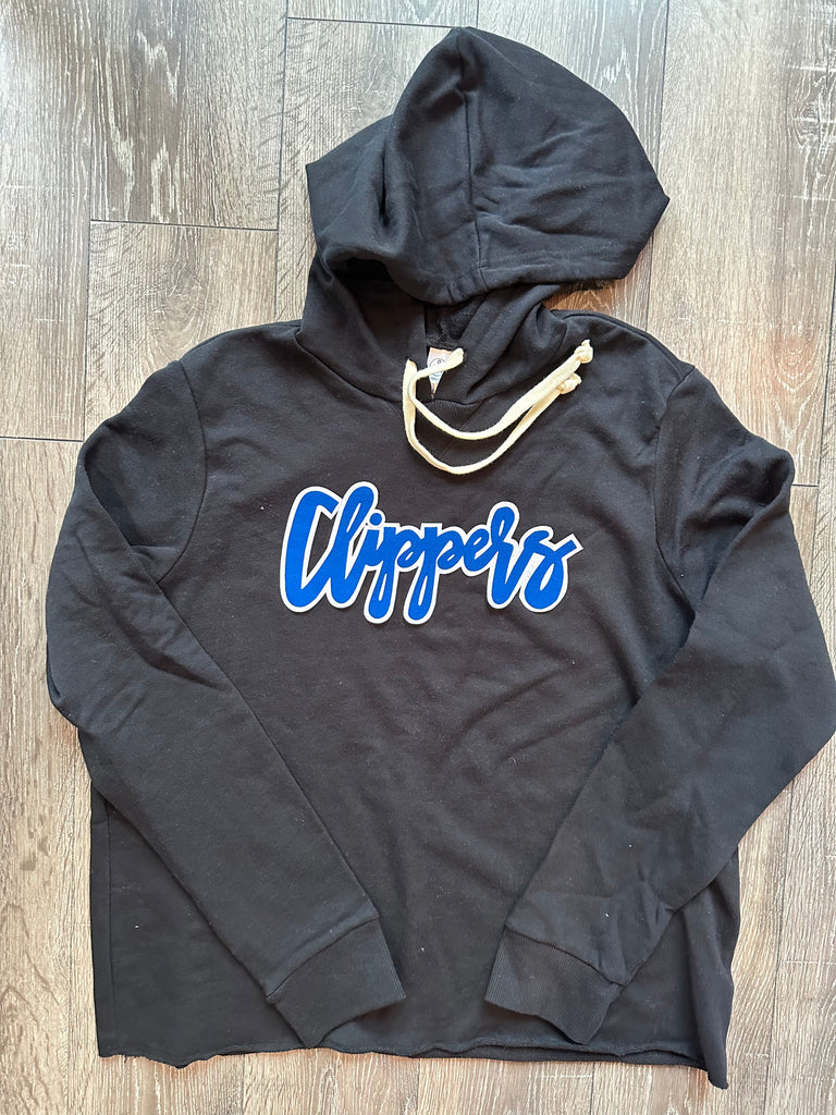 CLIPPERS - BLACK LIGHTWEIGHT HOODIE