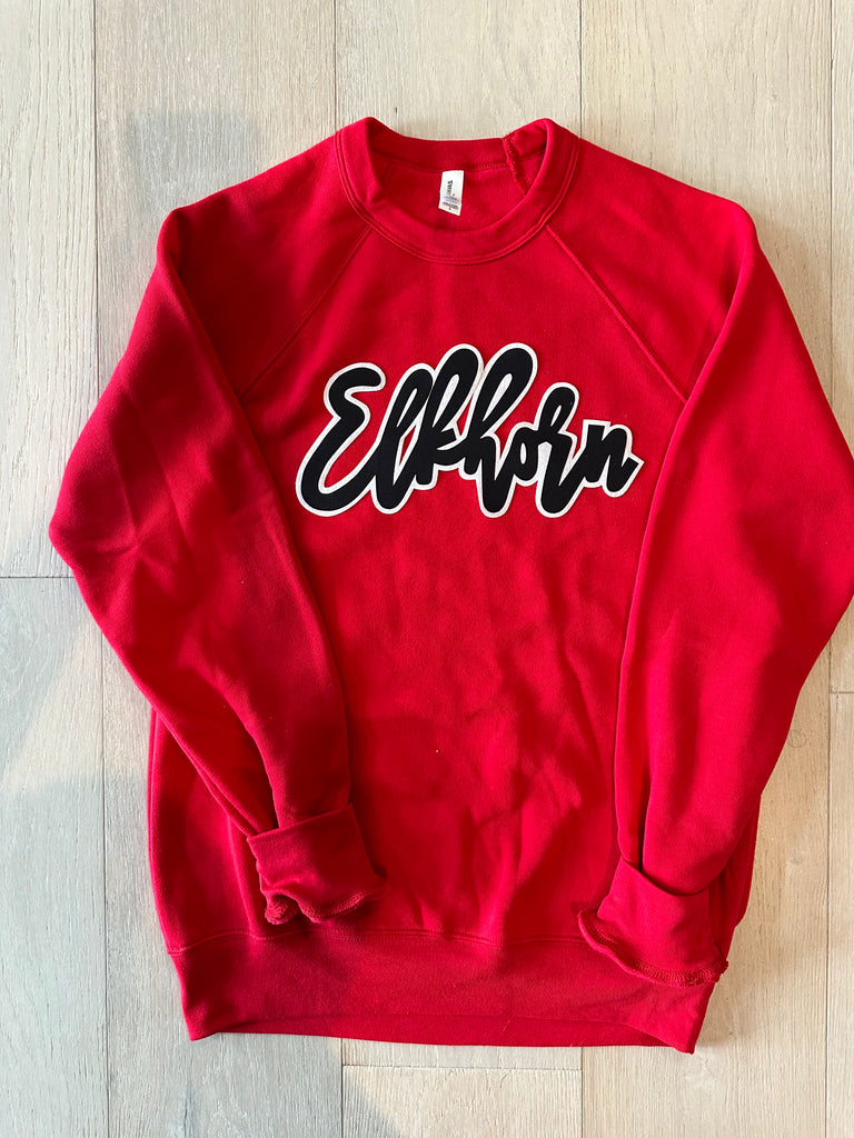 CURSIVE ELKHORN - RED SPONGE CREW