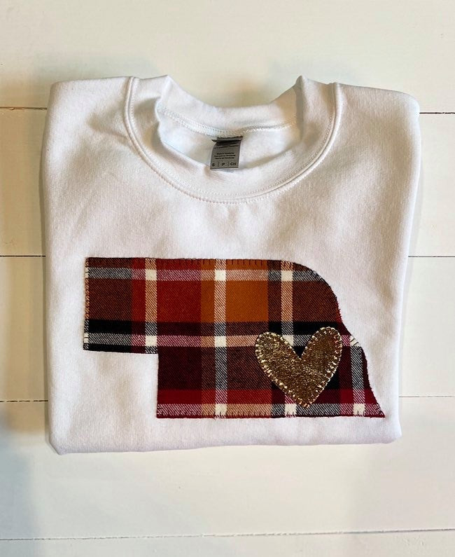 7. PLAID STATE • WHITE CREW • ADULT/YOUTH