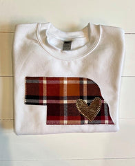 7. PLAID STATE • WHITE CREW • ADULT/YOUTH