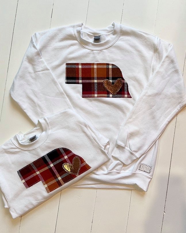 7. PLAID STATE • WHITE CREW • ADULT/YOUTH