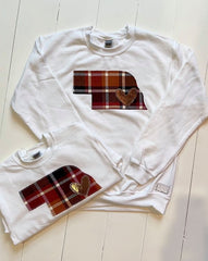 7. PLAID STATE • WHITE CREW • ADULT/YOUTH