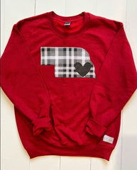 6. PLAID STATE • RED CREW • ADULT