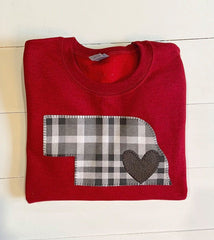 6. PLAID STATE • RED CREW • ADULT
