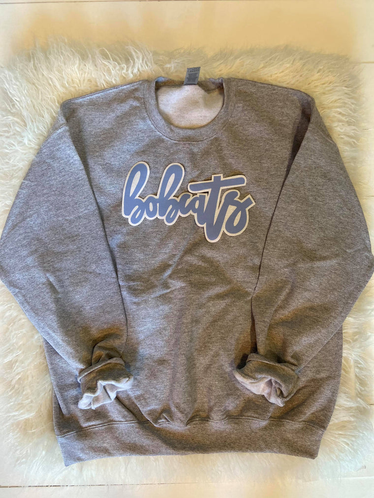 BOBCATS - GREY GILDAN CREW (YOUTH + ADULT)