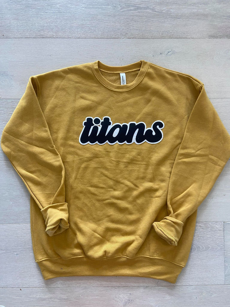 TITANS - GOLD FLEECE SPONGE CREW